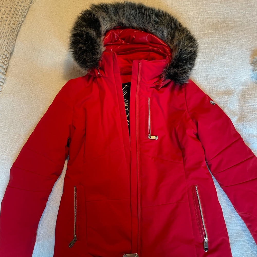 Poivre Blanc Red ski jacket - like new (used for only one season!)